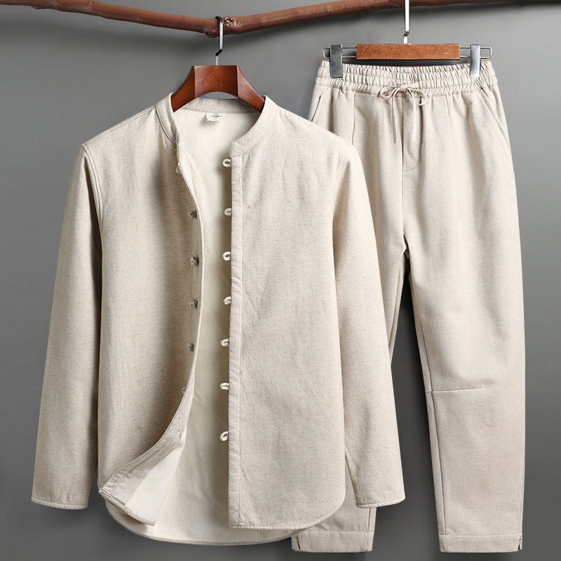 Logan | Cozy 2-Piece Fleece Uniform Set