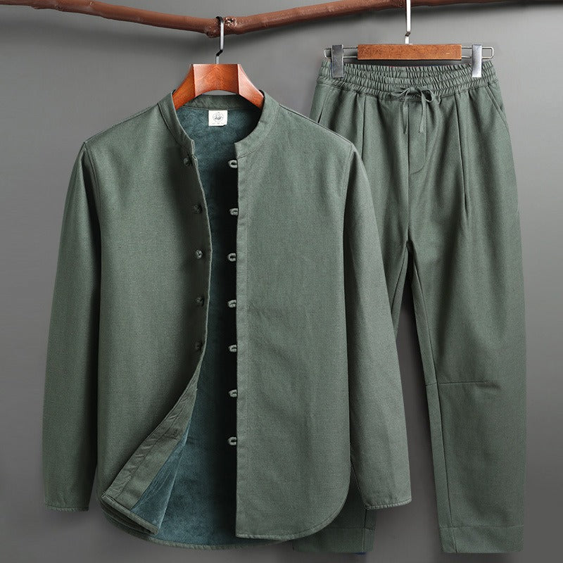 Logan | Cozy 2-Piece Fleece Uniform Set