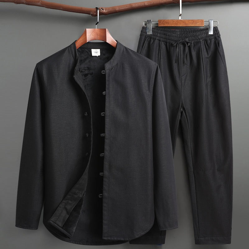 Logan | Cozy 2-Piece Fleece Uniform Set