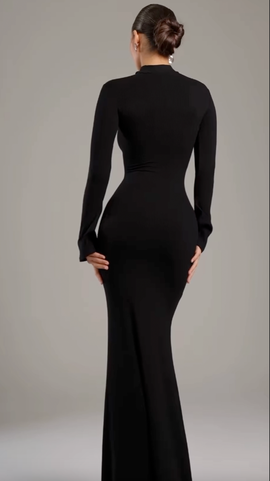 Madelyn｜Turtleneck Maxi Dress