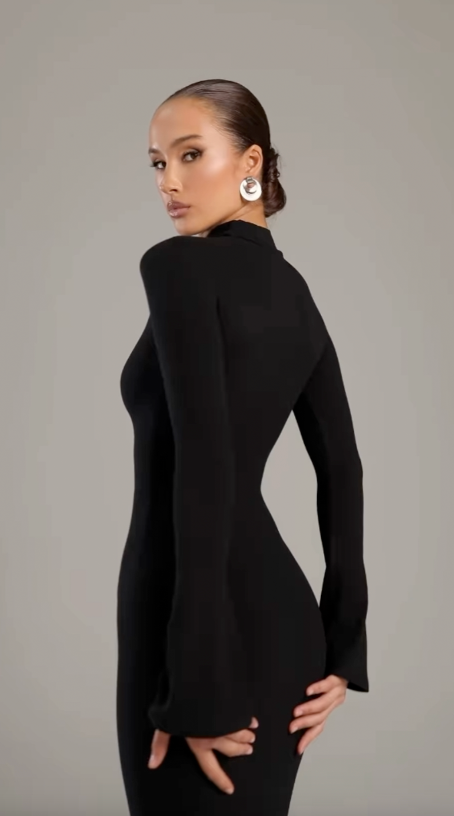 Madelyn｜Turtleneck Maxi Dress