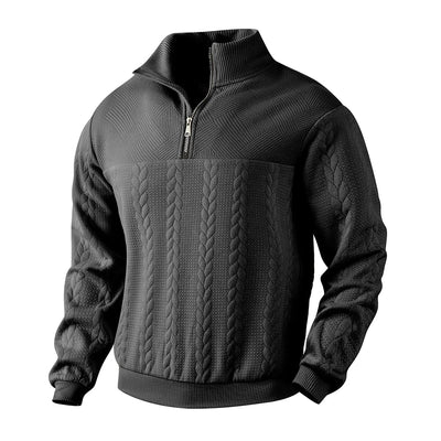 Logan | Luxe Quarter Zip Sweatshirt