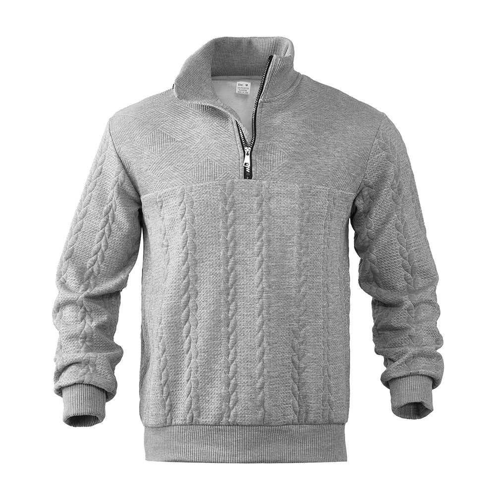 Logan | Luxe Quarter Zip Sweatshirt