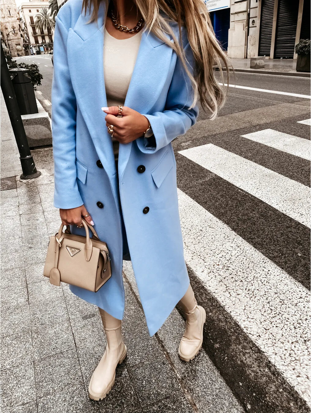 Celeste™ Long Coat for pretty women's