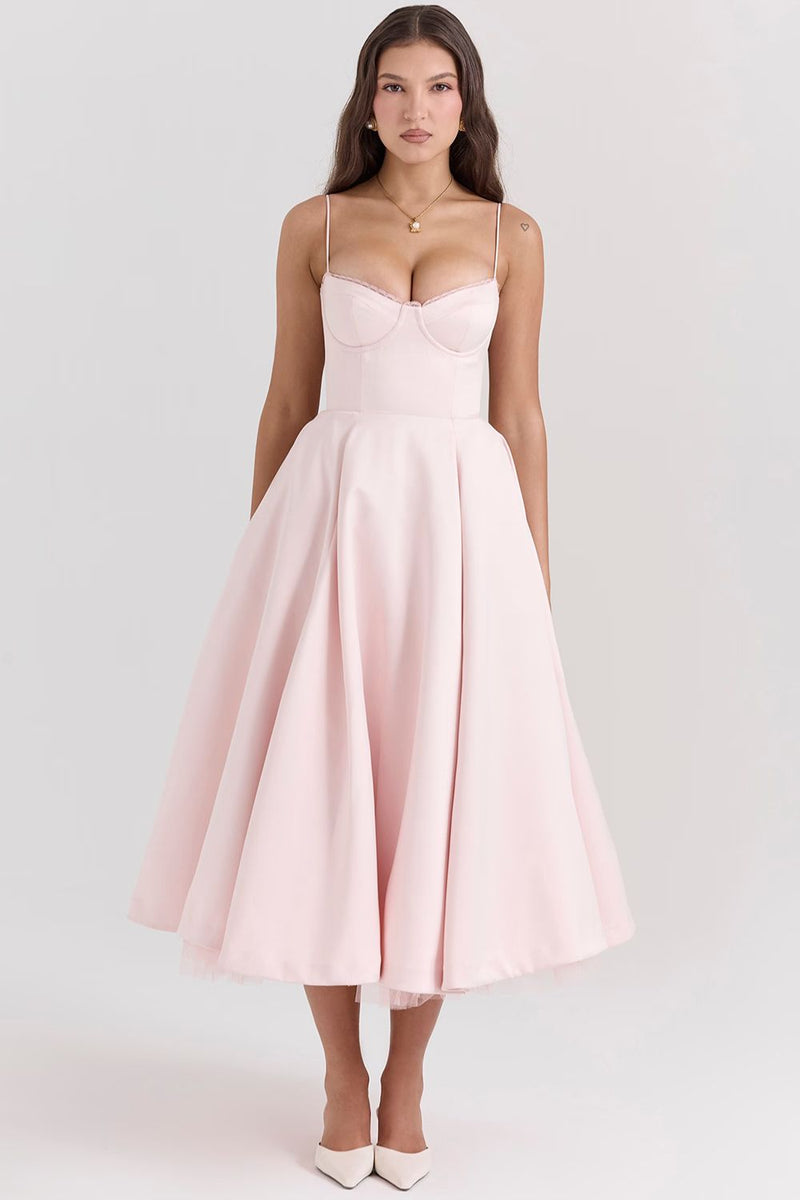 OPAL MIDI DRESS