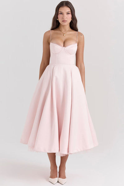 OPAL MIDI DRESS