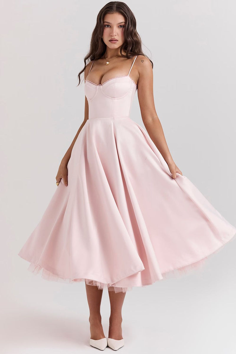 OPAL MIDI DRESS
