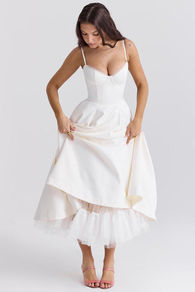 OPAL MIDI DRESS