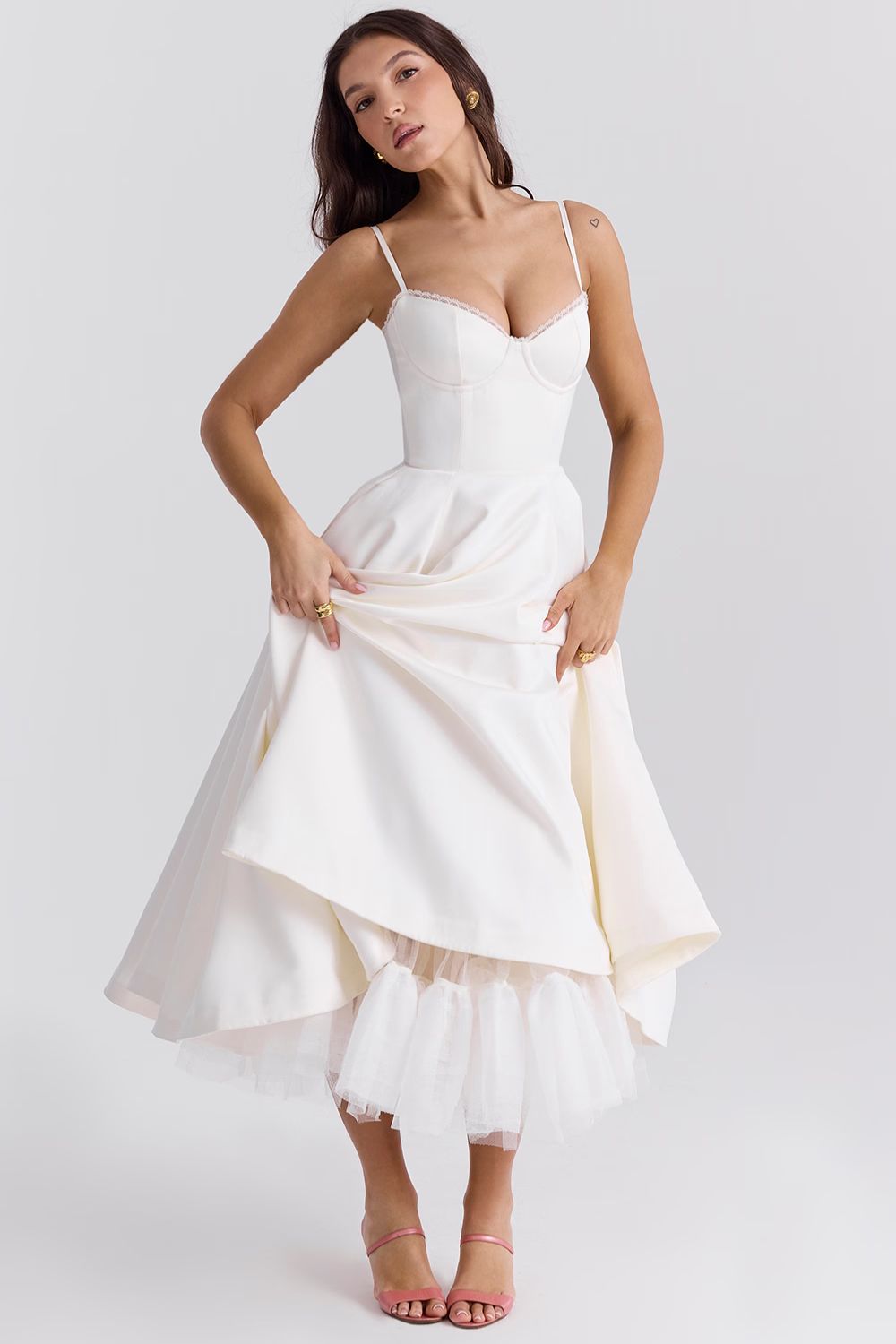 OPAL MIDI DRESS