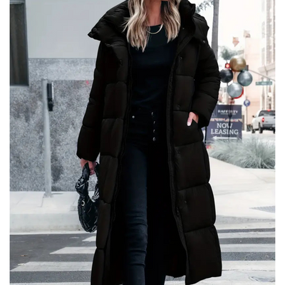 Ann-Marie | Stylish Long Women's blanket puffa jacket