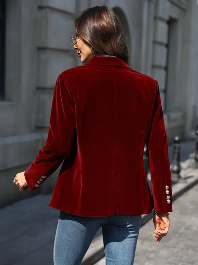 Mariah | Elegant velvet blazer