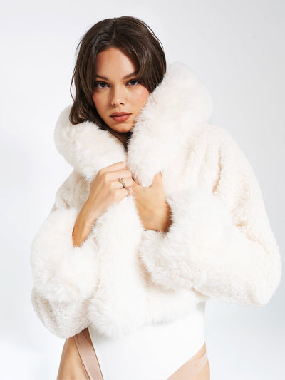 CLARISSA FAUX FUR COAT