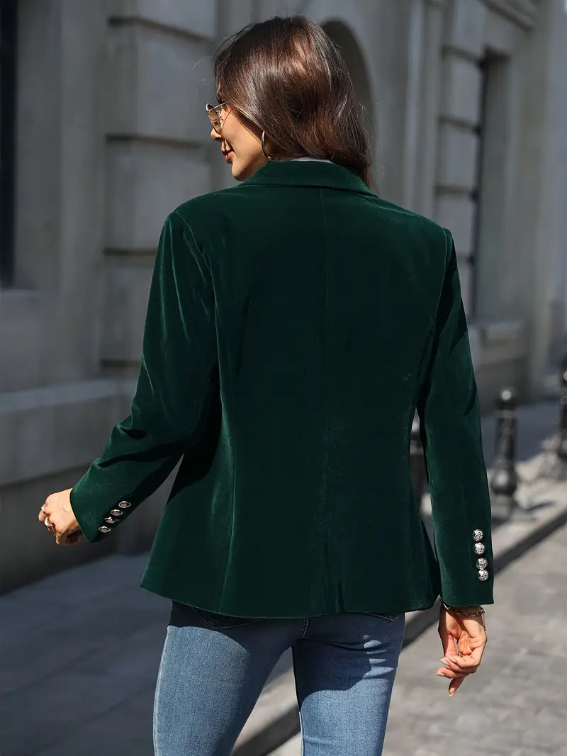 Mariah | Elegant velvet blazer