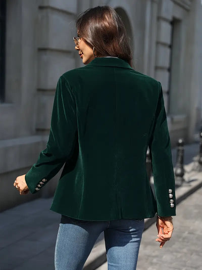 Mariah | Elegant velvet blazer