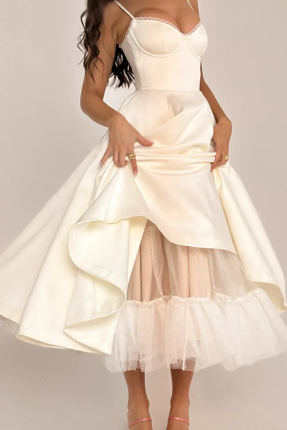 OPAL MIDI DRESS