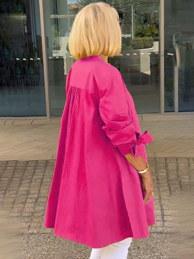 Nora I Cotton Long Jacket