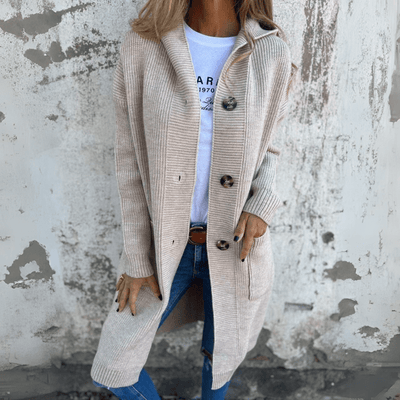 Piper | Elegant long ladies cardigan