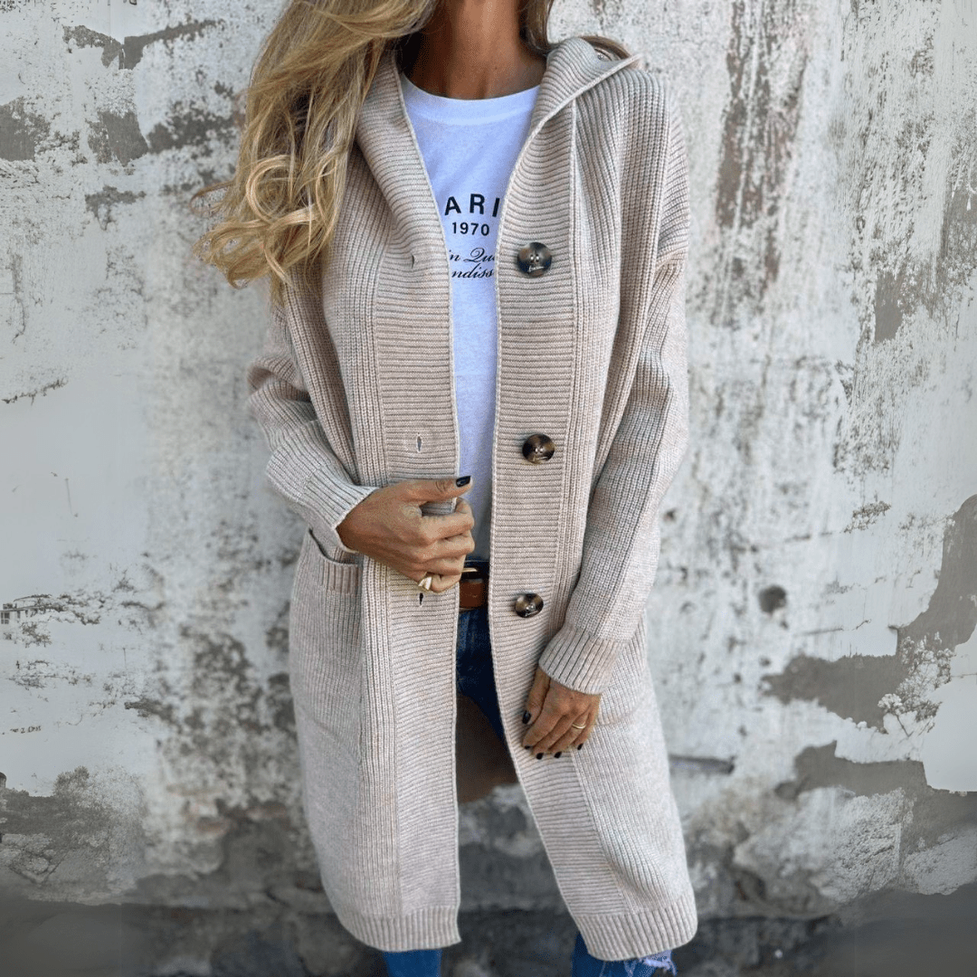Piper | Elegant long ladies cardigan