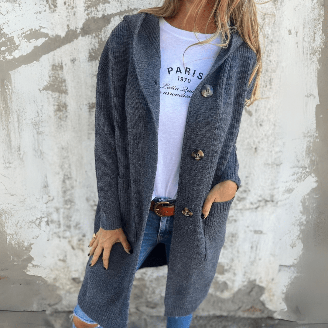 Piper | Elegant long ladies cardigan