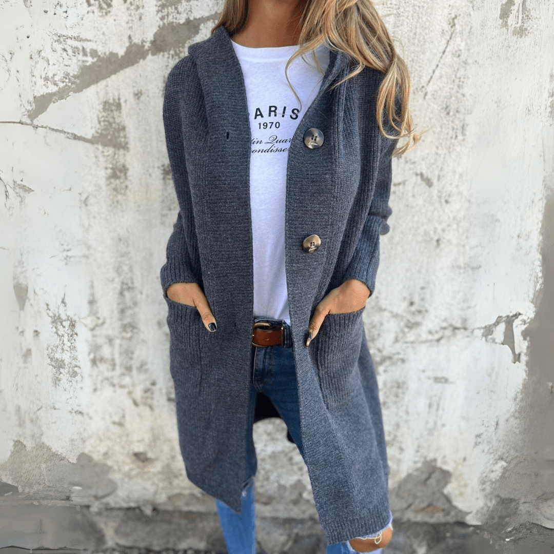 Piper | Elegant long ladies cardigan