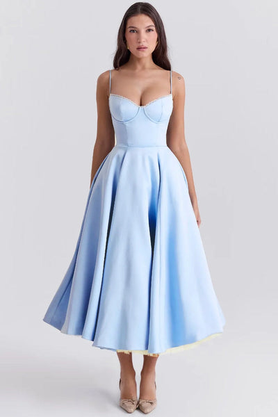 OPAL MIDI DRESS