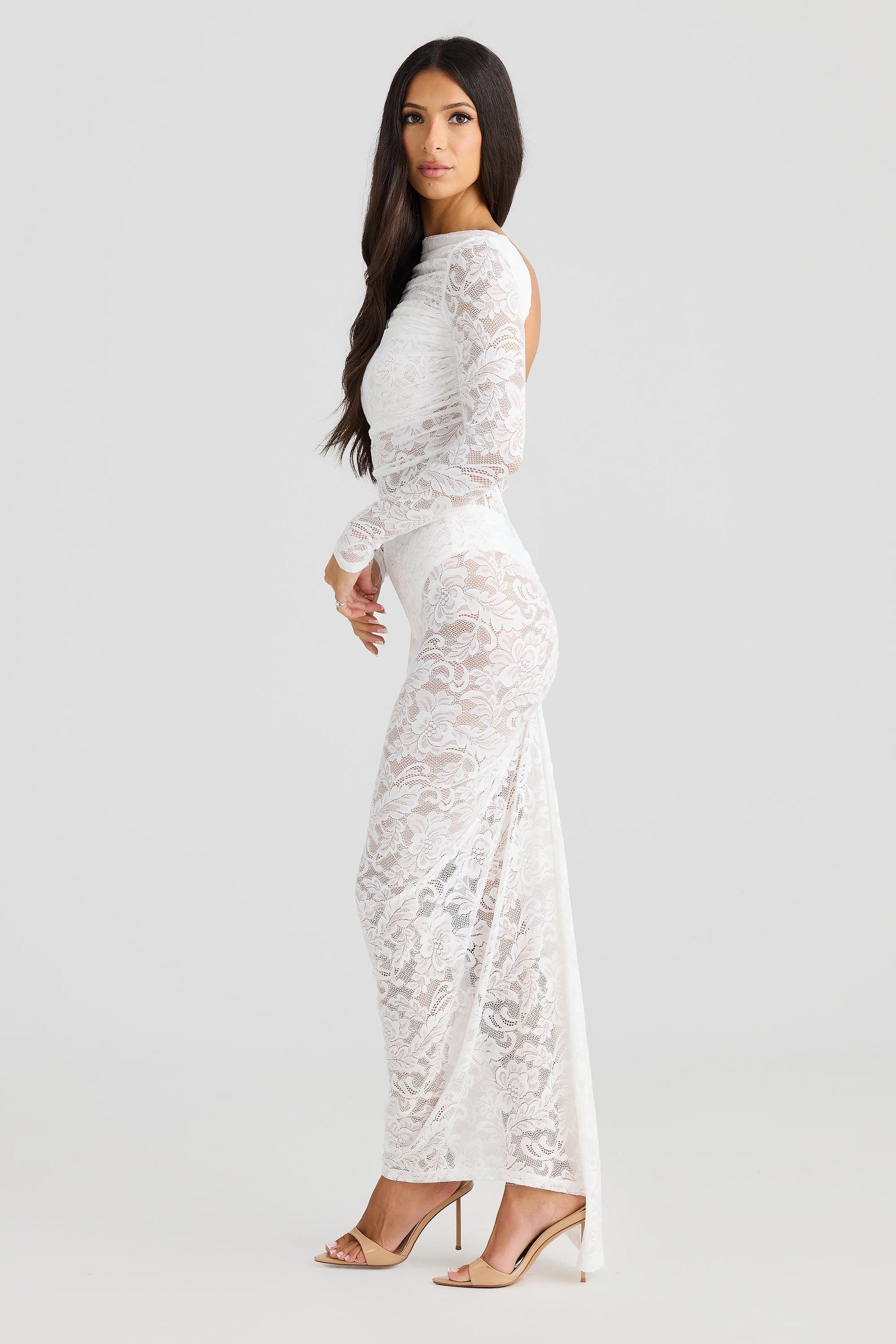 Laura | Women’s Lace Open-Back Maxi Dress