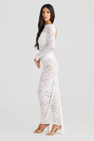 Laura | Women’s Lace Open-Back Maxi Dress