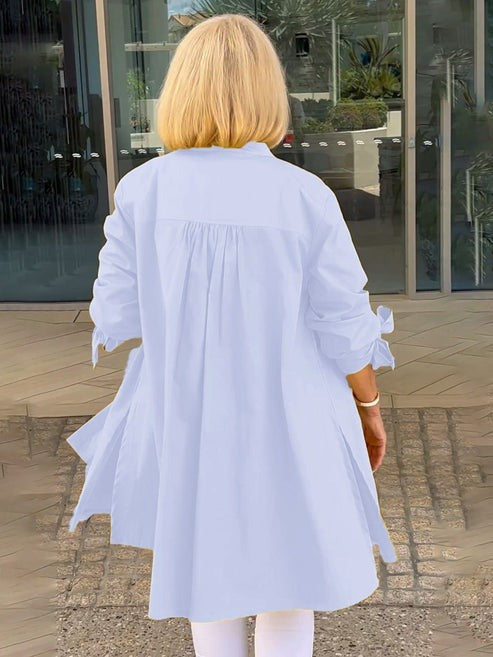 Nora I Cotton Long Jacket