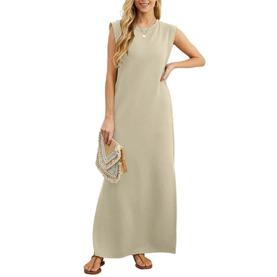 Samantha | Long Fluid Anti-Wrinkle Dress