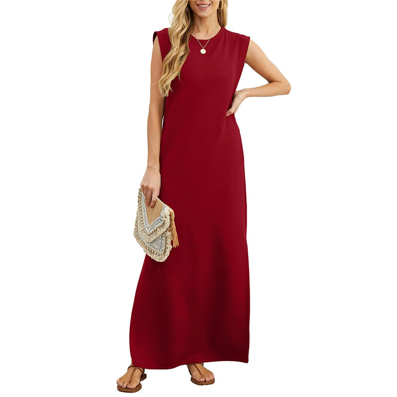 Samantha | Long Fluid Anti-Wrinkle Dress