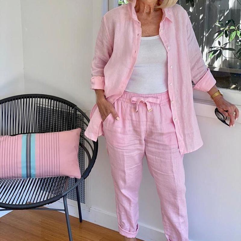 Avery I Comfort Blouse & Pant Set