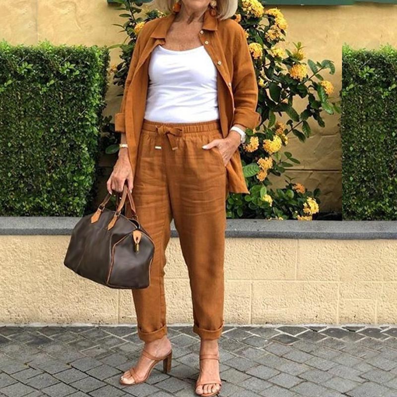 Avery I Comfort Blouse & Pant Set