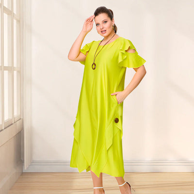 Paige | Relaxed Fit Dress with Flirty Sleeves