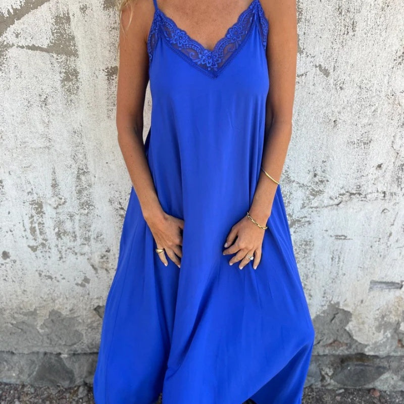 Bianca | Luxurious Teal Maxi Dress