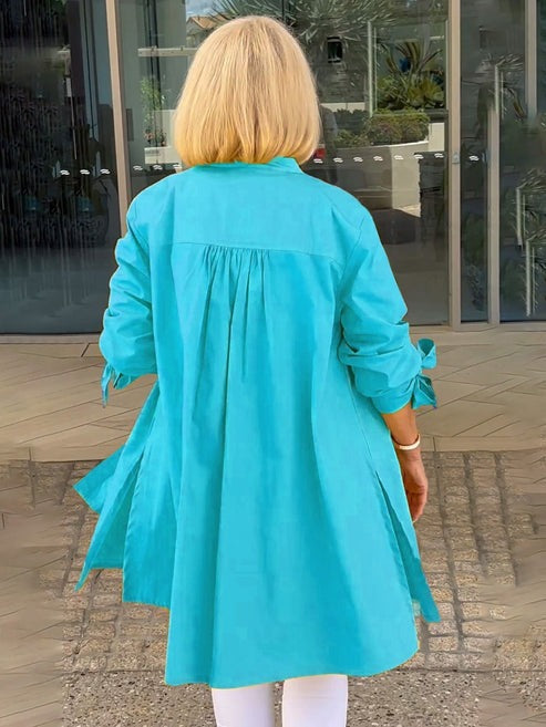 Nora I Cotton Long Jacket