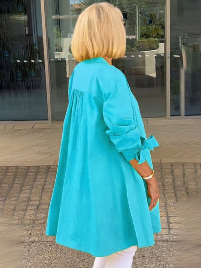 Nora I Cotton Long Jacket