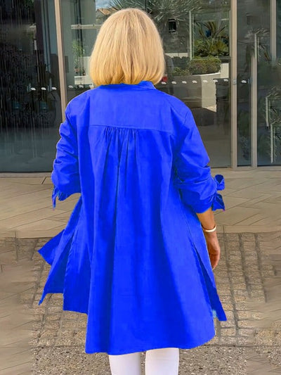 Nora I Cotton Long Jacket