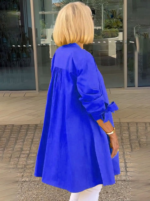 Nora I Cotton Long Jacket